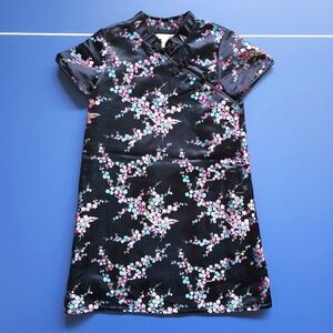 H&M girls traditional Chinese Lunar New year mandarin dress 6 7 Qipao Cheogsam